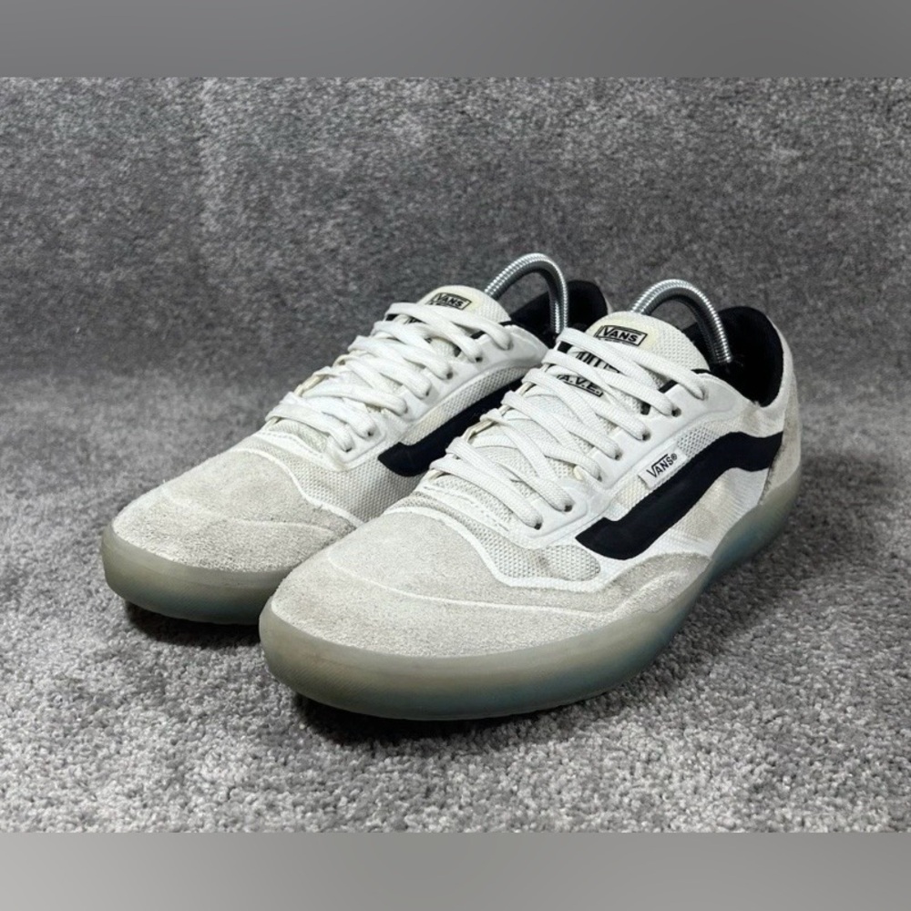 VANS Ave Pro Blanc De Blanc Suede Bone Beige Gum Slate Sneakers Shoes-Mens 7.5